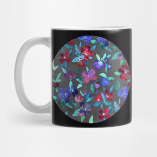 Blossoms in Cherry, Plum and Purple Mug